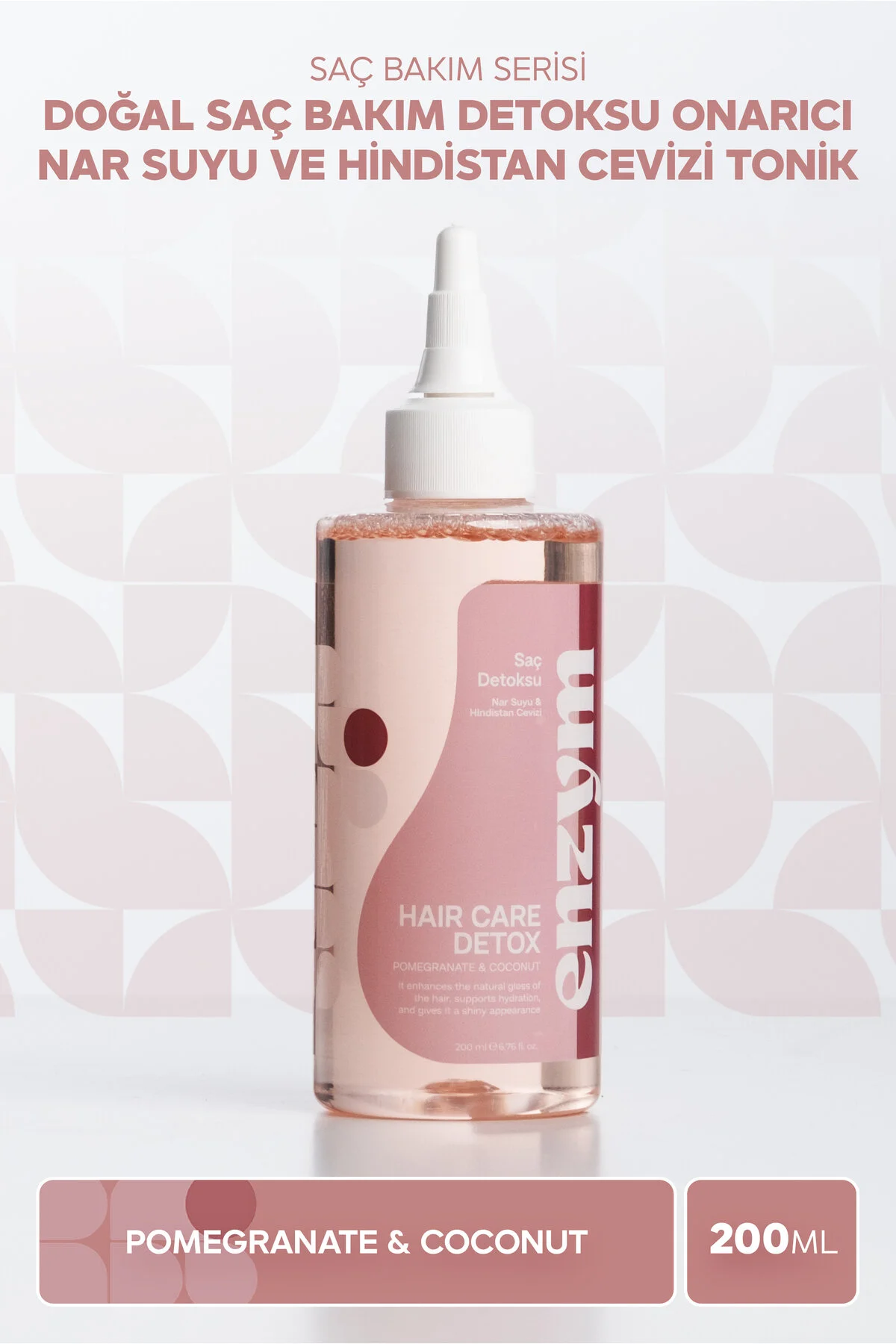 30 Günün En Düşük Fiyatı ENZYM COSMETICS Doğal Saç Bakım Detoksu Onarıcı Nar Suyu Ve Hindistan Cevizi Tonik 200 ml 🧡 1,1B kişi favoriledi!