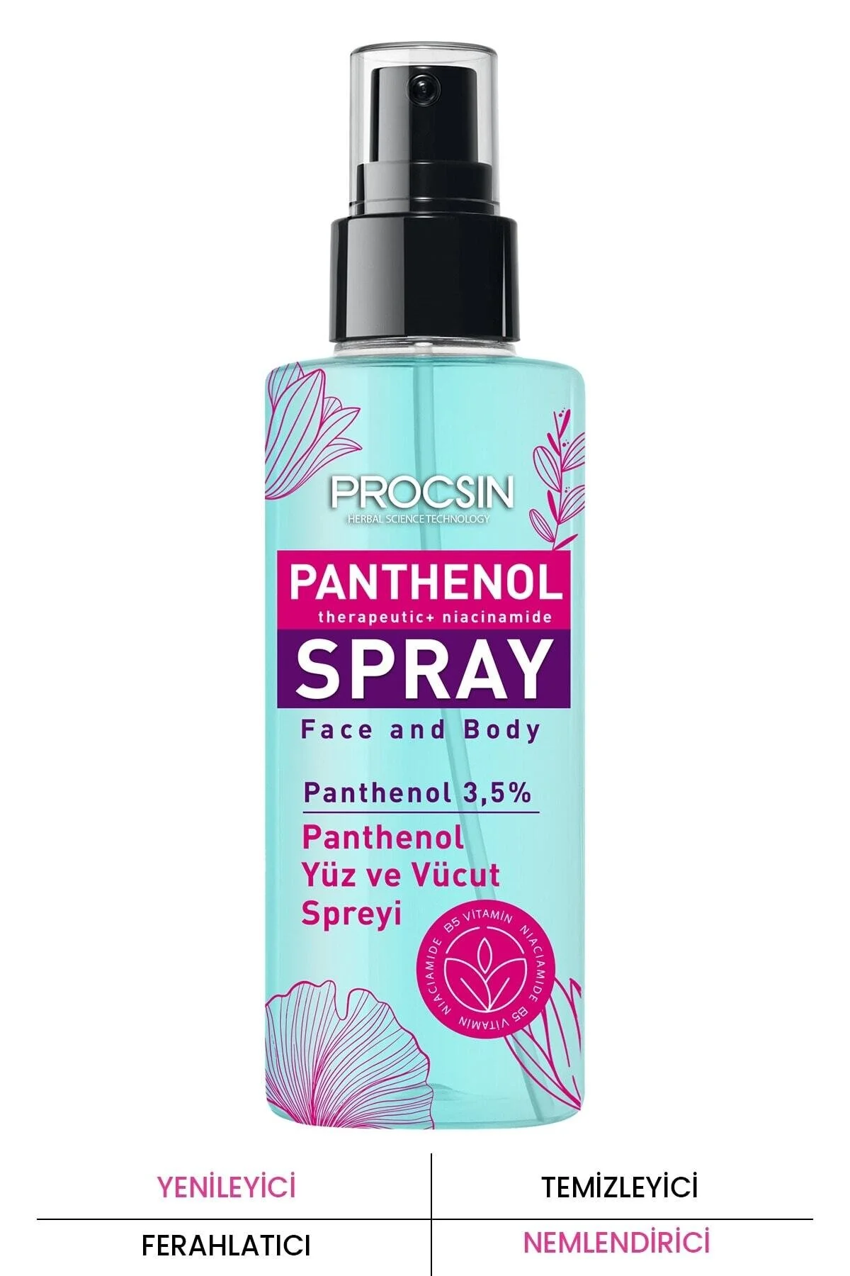 Birlikte Al Kazan PROCSIN Panthenol Nemlendirici ve Tazeleyici Yüz Vücut Spreyi 100 ML 🧡 696 kişi favoriledi!