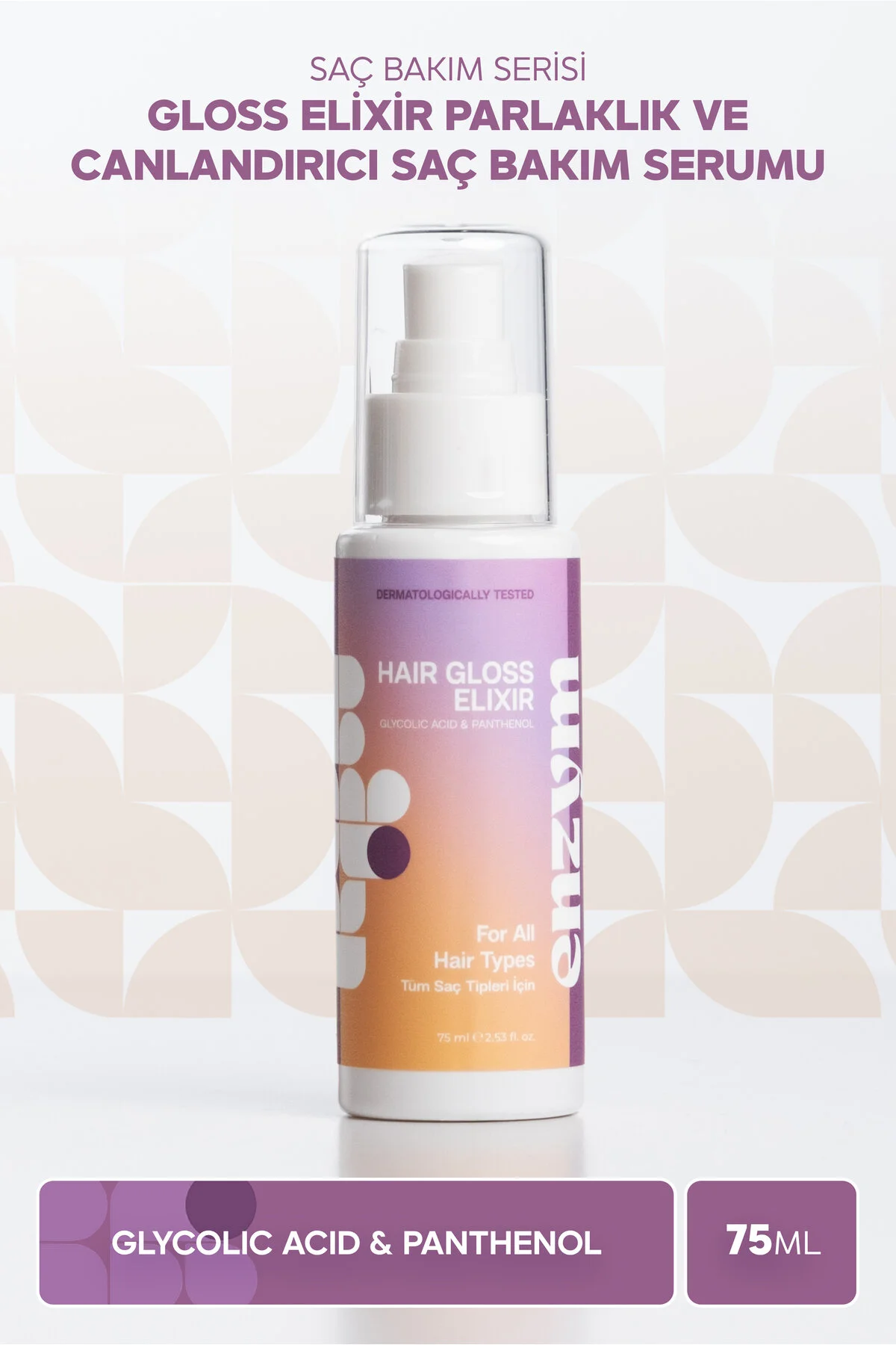 Birlikte Al Kazan ENZYM COSMETICS Gloss Elixir Parlaklık Ve Pürüzsüzlük Verici, Canlandırıcı Saç Bakım Serumu 75 ml 🧡 978 kişi favoriledi!
