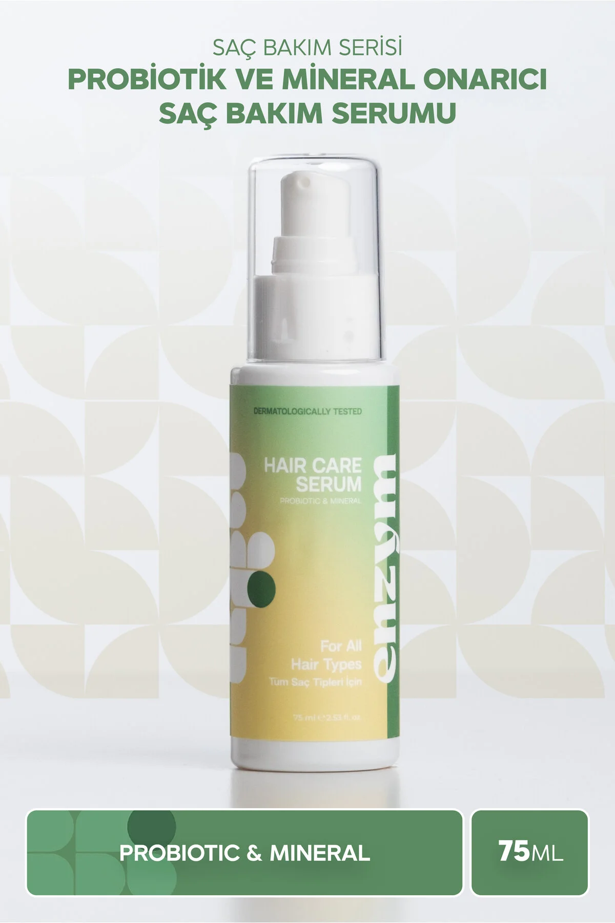 10 Günün En Düşük Fiyatı ENZYM COSMETICS Probiotik Ve Mineral Onarıcı Saç Bakım Serumu 75 ml 🧡 567 kişi favoriledi!