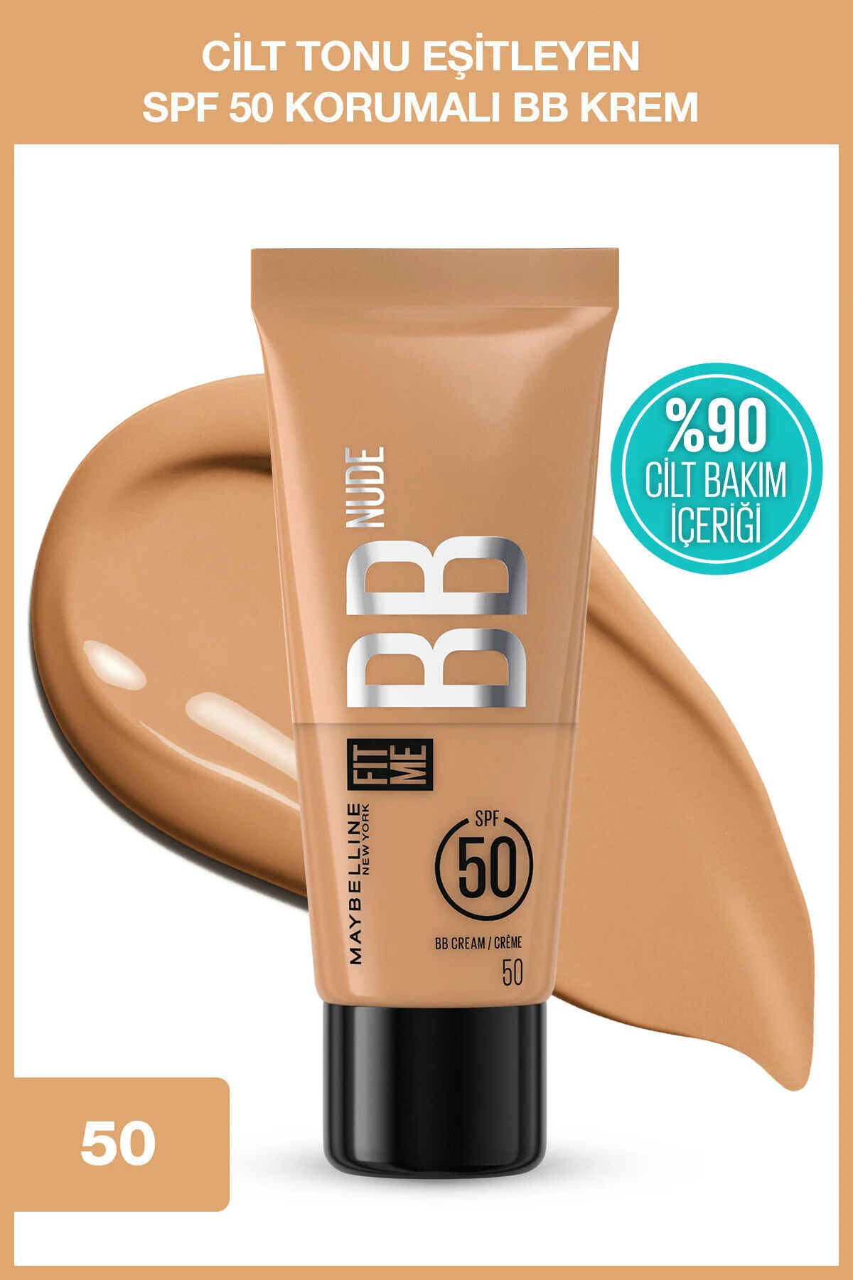 5 10 Günün En Düşük Fiyatı Maybelline New York Fit Me Nude Cilt Bakımı Etkili Nemlendirici SPF50 BB Krem - Nötr Orta Ton 🧡 2,2B kişi favoriledi!