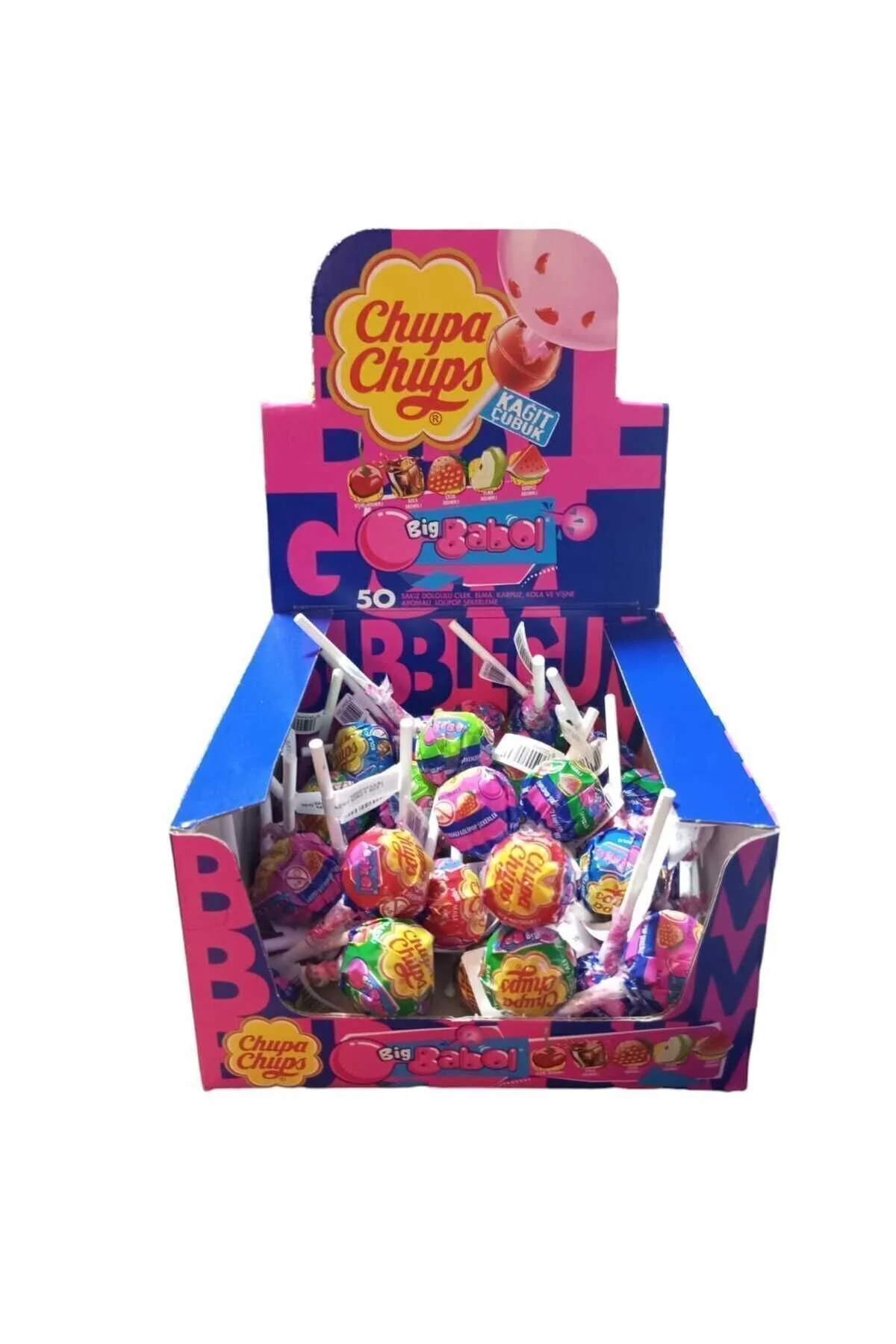 10 Günün En Düşük Fiyatı Chupa Chups Chupa Big Babol Sakız Dolgulu Lolipop Şekerleme 12 G. * 50 Adetli 🧡 1,1B kişi favoriledi!