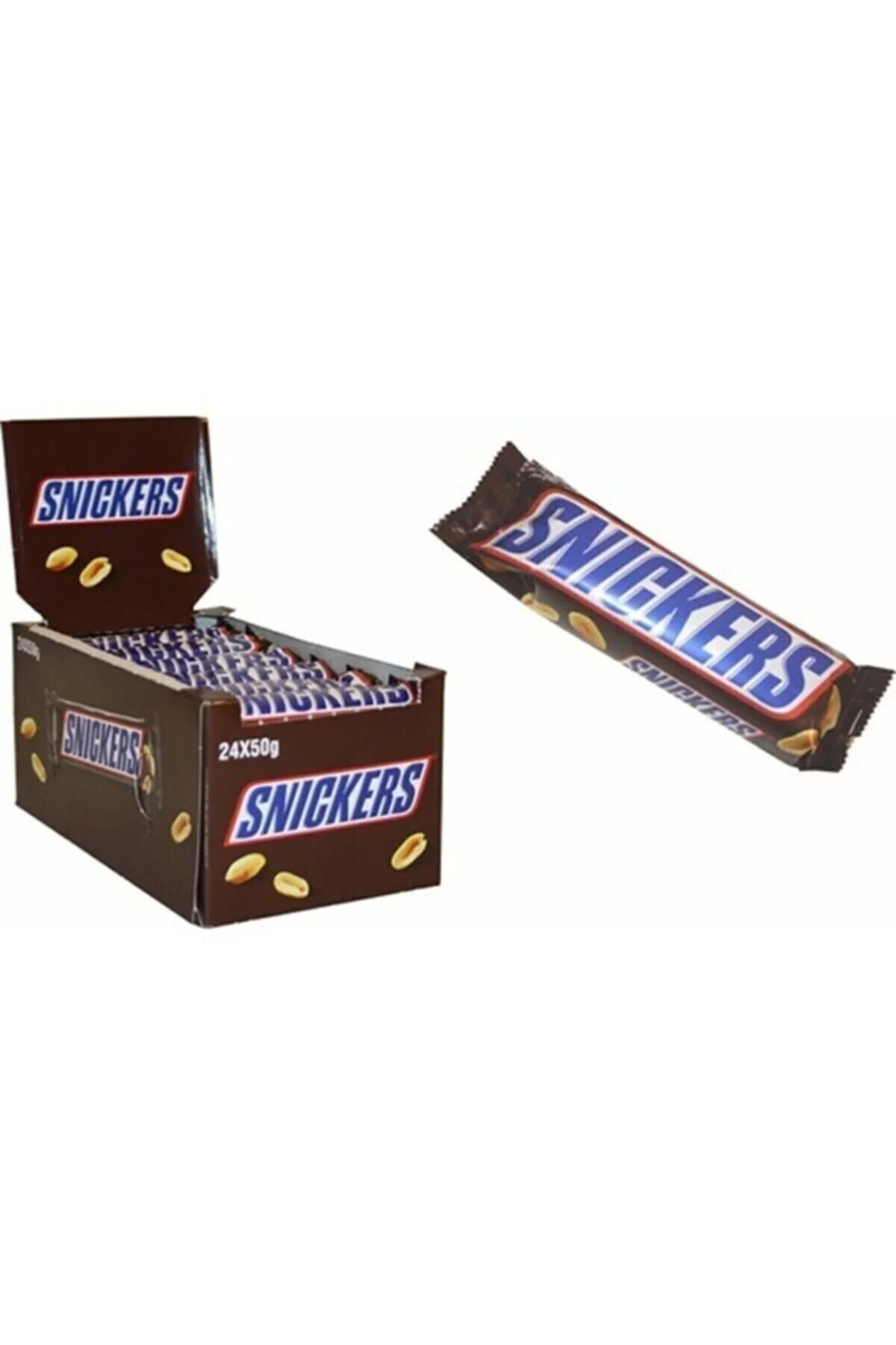 10 Günün En Düşük Fiyatı Snickers 50 Gr Koli Toptan (24 Adet)